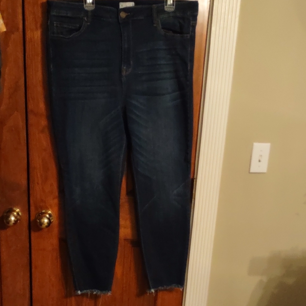 Cello Midnight Blue Cropped Jeans